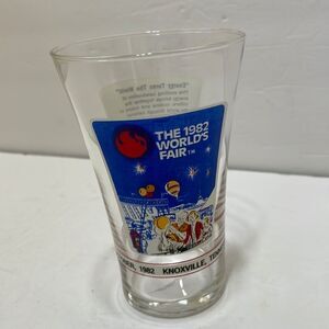 VINTAGE 1982 WORLDS FAIR MCDONALDS/COCA COLA GLASS